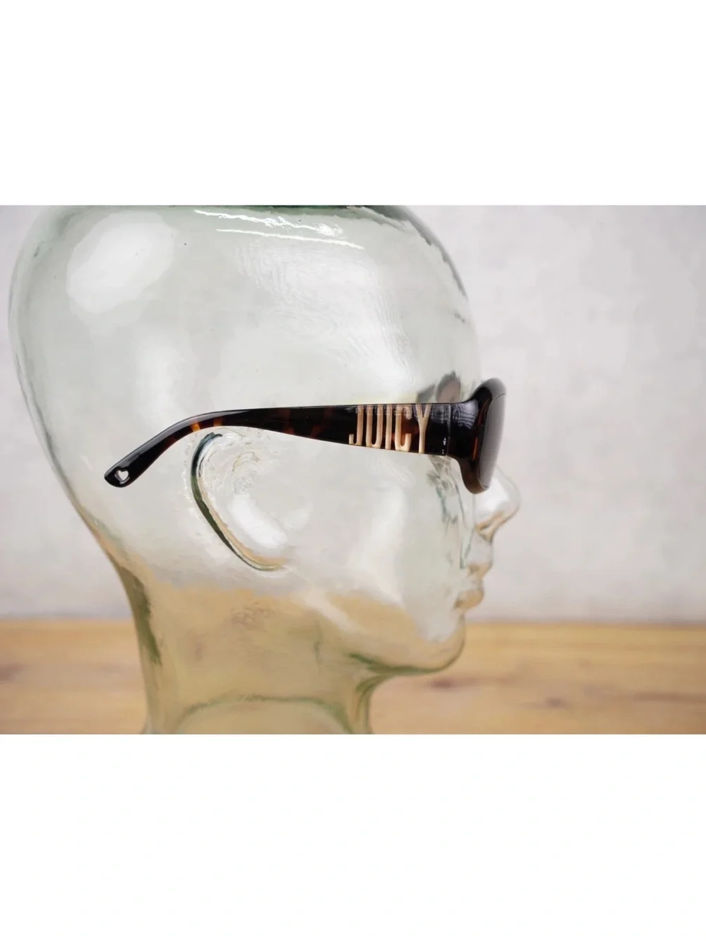 Juicy Couture Oversized Round Tortoise Pattern Sunglasses Distinctive 56-16-130